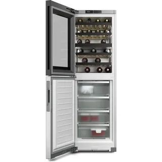 Miele KWNS4784 DE edelstahl Stand-Wein-Gefrierkombination