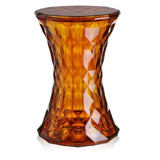 Kartell Stone, Hocker, Bernsteinfarben