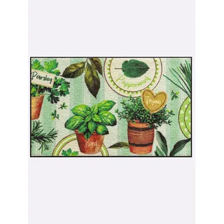 Salonloewe Fußmatte 7 mm Höhe, grün