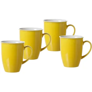 Ritzenhoff & Breker Kaffeebecher Doppio 0,32 l Gelb 4 St.