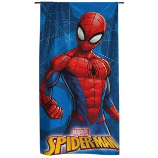 MTOnlinehandel Badetuch, Kinder, 70x140cm, 100% Baumwolle, weiches, saugfähiges Handtuch, Strandtuch für Jungen und Mädchen (Spiderman)