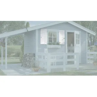 Weka Fensterladen 2-seitig 69 x 79 cm Weiß