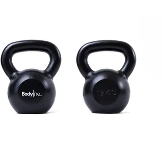 Bodyline Kettlebell Kugelhantel 12 kg Gusseisen