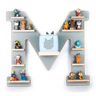 BOARTI Kinderregal Mid.you 60 x 54 x 19 cm Holzwerkstoff grau