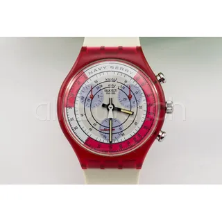 SWATCH CHRONO 1991 - SCR100 - Navy Berry - Neu