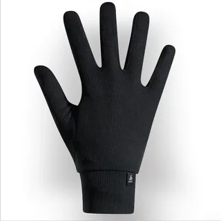 Odlo Active Warm Unterziehhandschuhe Unisex – Ski & Laufen | Warme, leichte Fingerhandschuhe aus 100 % recyceltem Polyester – solo oder als Innenhandschuhe für Ski, Laufen & Outdoor