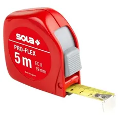SOLA Bandmaß PRO-FLEX - 5m / 19mm mit Gürtelclip, 50014434