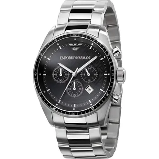Emporio Armani Chronograph Herrenuhr AR0585 - Silber