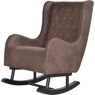 Home Affaire Schaukelsessel HOME AFFAIRE Polyester 62 x 100 x 95 cm Braun