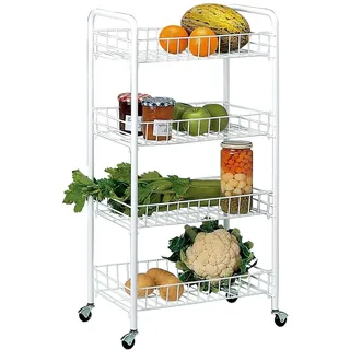 Rayen 1111.01 Servierwagen: 4 Etagen, 41 x 26 x 79 cm