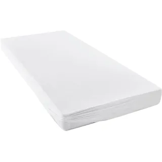 Primera Spannbettlaken Baumwolle 100 x 200 - 140 x 200 cm weiß
