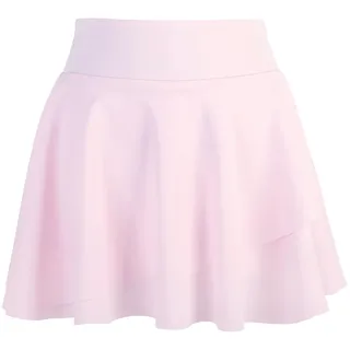 Bezioner Tennisrock Mädchen,Hohe Taille Hosenrock Faltenrock mit Taschen Hose Golf Skorts Plissierte Skater Sportrock Kinder Schuluniform Rosa M(6-7 Jahre,110–120 cm)