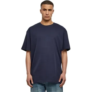 Urban Classics Herren Heavy Oversized Tee – Weites T-Shirt im Oversize Fit aus Baumwolle, schweres Jersey Shirt für Streetwear, Freizeit & entspannte Outfits,Midnightnavy,XL