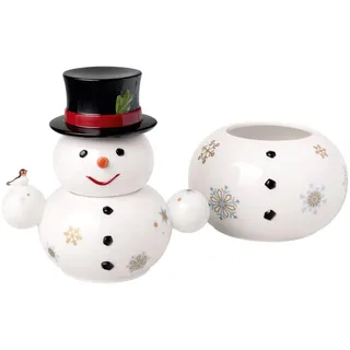 Villeroy & Boch Schneemann Dose 31 cm Weiß