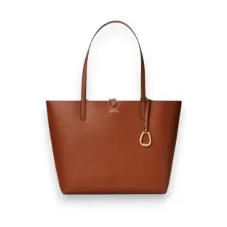 Lauren Ralph Lauren für Damen. 431795329002 Braune wendbare Medium Tote-Tasche (OSFA), Lässig, Polyurethan