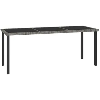 vidaXL Gartentisch 180 x 70 x 73 cm Grau