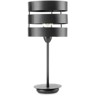 Nachttischleuchte , Schwarz , Metall , 35 cm , Lampen & Leuchten, Leuchtenserien