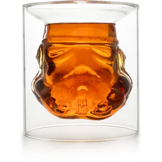 Original Stormtrooper umgekehrtes Whiskyglas, transparent, für Whiskey, Bourbon und Scotch, 150 ml, perfektes Whiskyglas-Geschenk für Männer – ThumbsUp!