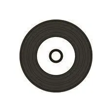MediaRange CD-R 52x Black Vinyl cake (50), Optischer Datenträger