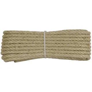 Corderie Italiane 006004301 Juteseil, 6 mm - 20 Meter, Haushaltswaren