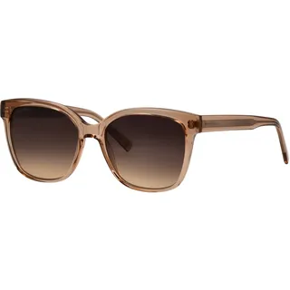 Sonnenbrille MARC O'POLO "Modell 506235", Damen, champagner, transparent, durchscheinend, leicht glänzend, Sonnenbrillen Sonnenbrille, Form Butterfly, Logoschriftzug auf Bügel, Kunststofffassung