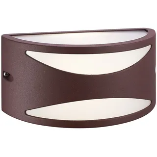 wonderlamp W-T000052 Wandleuchte für den Außenbereich, modern, klassisch, wasserdicht, IP54, rostbraun, Glühbirne E27