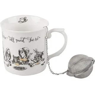 V And A Alice Im Wunderland Geschenkset Für Die Teestunde - White / Black - One Size