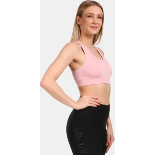 Nahtloser Sport-BH für Damen Kilpi WINIE-W, LIGHT PINK, Größe 34 - Pink