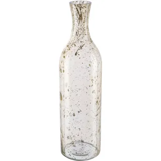 creativ home "Dekovase Marble Finish", in Flaschenform, mit Farbakzenten,