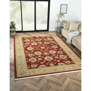 Myflair Maryam 3 Kurzflorteppich 200 x 290 cm Rot/Creme
