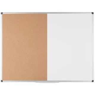 Bi-Office Kombitafel 120 x 90 cm Kork/Braun