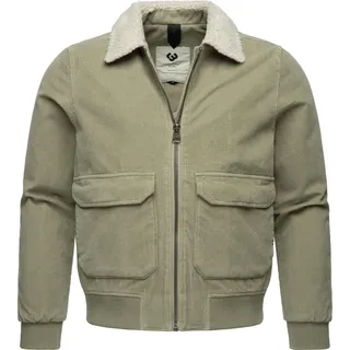 Cordjacke RAGWEAR "Cordjacke Aviss", Herren, Gr. M, grün (dusty olive), Obermaterial: 100% Baumwolle CO.  Obermaterial: Futter: 100% Polyester PES. 100% Polyester PES., Jacken Cordjacke