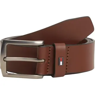 Tommy Hilfiger Herrengürtel Leder 3,5 cm Braun 115 cm