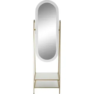 DKD Home Decor Spiegel stehend 0 x 0 cm Weiß