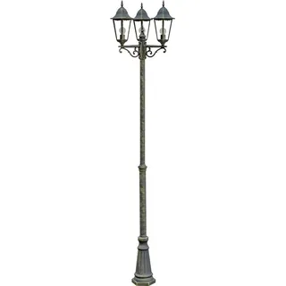 Garden Pleasure Außenleuchte Aluminium, Glas 220,0 cm inkl. Bewegungsmelder bronze