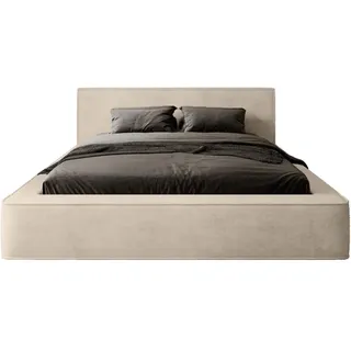 Fedve Polsterbett Mummo 160x200 cm, Creme , Textil , 160x200 cm , Schlafzimmer, Betten, Polsterbetten