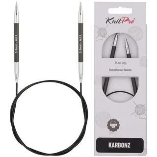 KnitPro Karbonz Rundstricknadel 32" (80cm) | 5,5mm