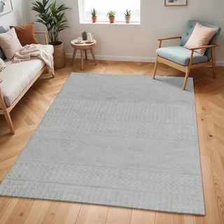 livabliss "CIXI", rechteckig 11 mm Höhe Skandinavischer Teppich, Kurzflor Boho-Wohnzimmerteppich, Läufer,