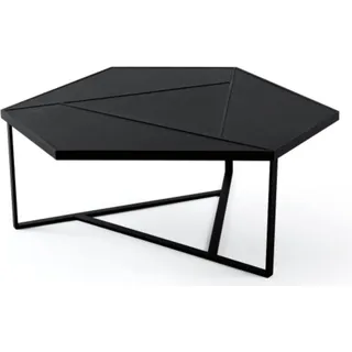 Designertisch Teetisch Kaffeetisch Couchtisch Wohnzimmertisch - Schwarz