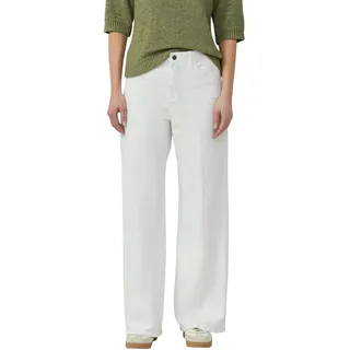 s.Oliver Suri High Rise Wide Fit Weiß 38/32