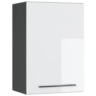 Vicco Hängeschrank Fame-Line Weiß Hochglanz 50 cm , Holzwerkstoff , 3 Fächer , Rechteckig , 50x72x34.1 cm , Küchen, Küchenmöbel, Küchenschränke, Küchenoberschränke