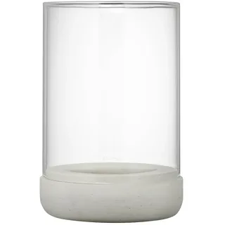 BLOMUS Windlicht Calma Stein, Marmor, Granit Grau Hellgrau L (Large)