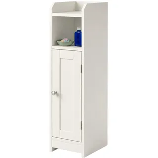Relaxdays Badezimmerschrank 80 x 18 x 20 cm Weiß