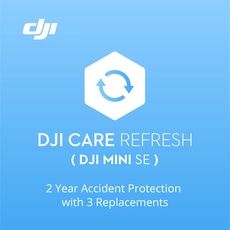 DJI Care Refresh für DJI Mini SE (2-Jahres-Plan) 3 schnelle Austauschgeräte innerhalb von 2 Jahren, um Wasserschäden, Kollisionen und Flyaway abzudecken