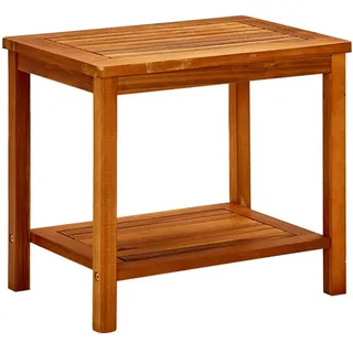 vidaXL Couchtisch Braun Akazie 50 x 35 x 45 cm