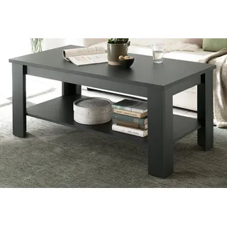 furn.design Couchtisch grün, Landhaus Wohnzimmer Beistelltisch mit Ablage 120 x 60 cm), Forres