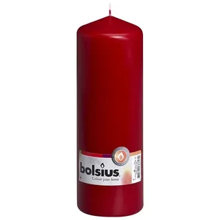 Bolsius Stumpenkerze 20 cm rot