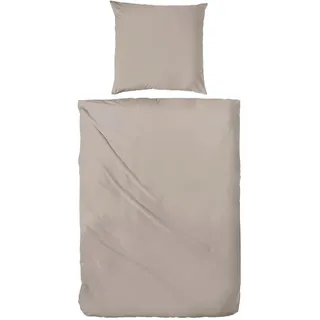 Primera Stone-Washed Flanell Beige 135 x 200 cm + 2 x 80 x 80 cm
