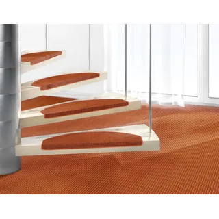 DEKOWE Stufenmatte »Mara S2«, halbrund, 5 mm Höhe, 100% Sisal, große Farbauswahl, selbstklebend, auch als Set 15 Stück