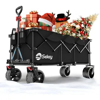 Sekey Bollerwagen XXXL schwarz